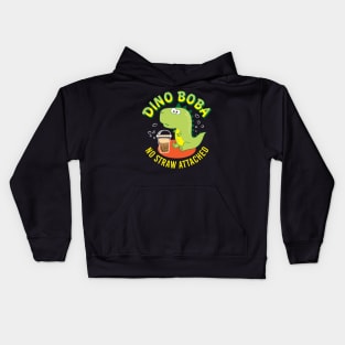 Dino Boba No Straw Attached Kids Hoodie